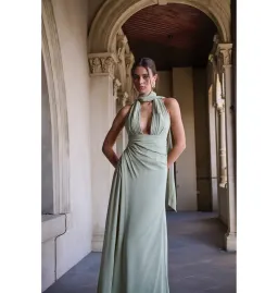 Calia Collection Antonia Dress Sage Size AU 8 for rent on The Volte - image 1