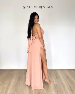 Calia Collection Sofia Dress Bare Blush Size AU 10 for rent on The Volte - image 4