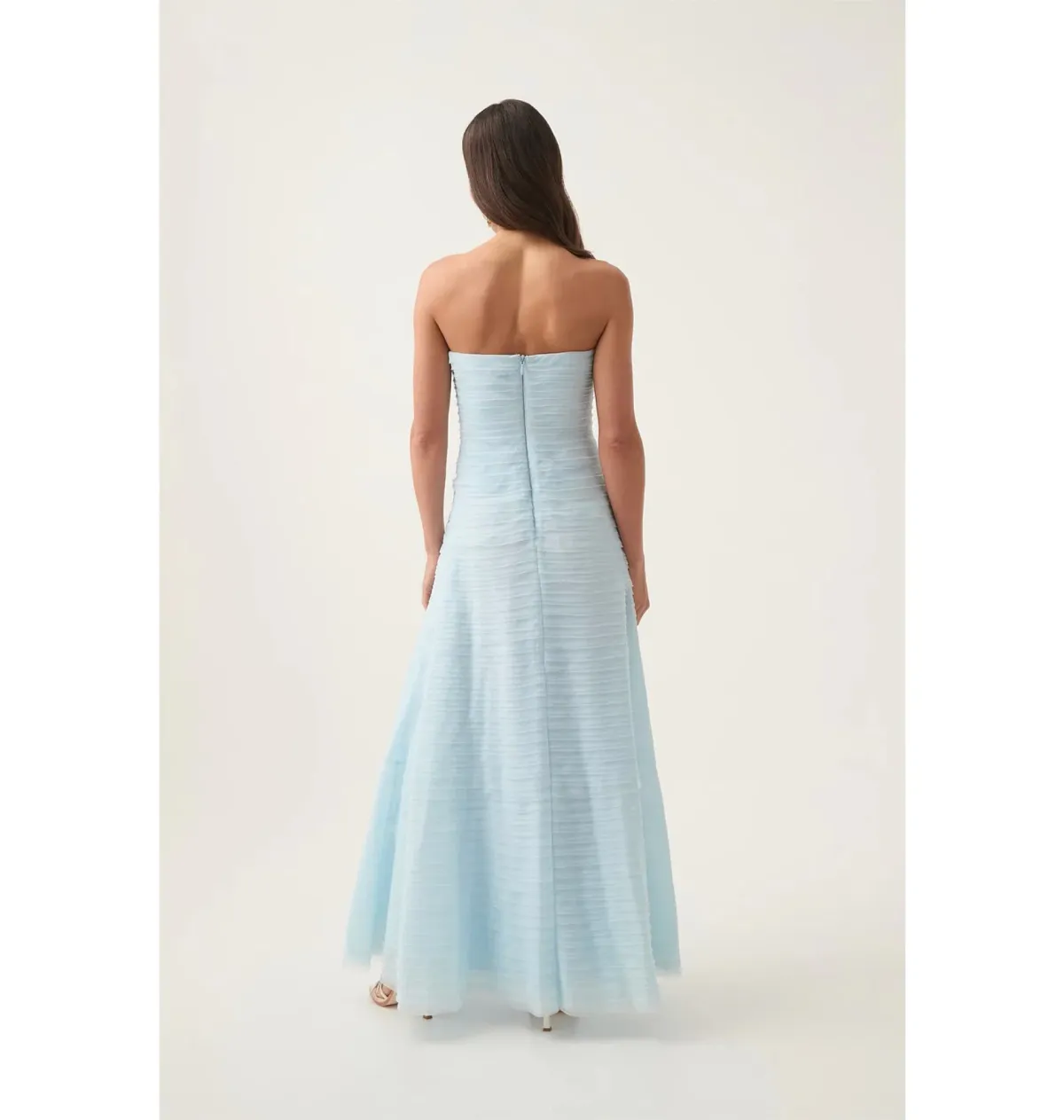 Aje Soundscape Maxi Dress In Ocean Breeze Size AU 6 - Image 2