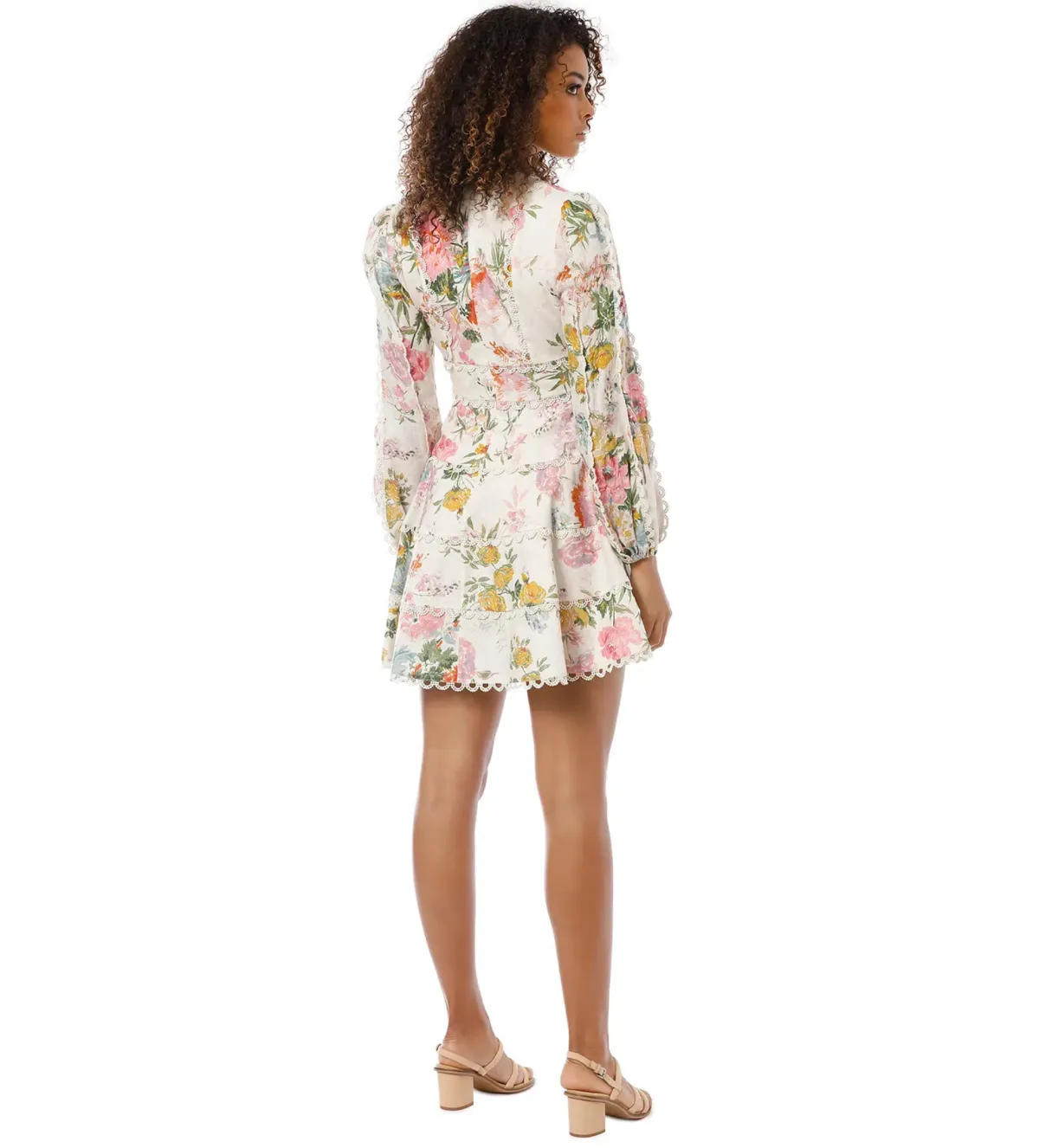 Zimmermann Heathers Flounce Dress Floral Size 1/Au 10  - Image 2