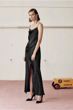 Camilla And Marc Blakely Dress In Black Size 8  for rent on The Volte - image 1