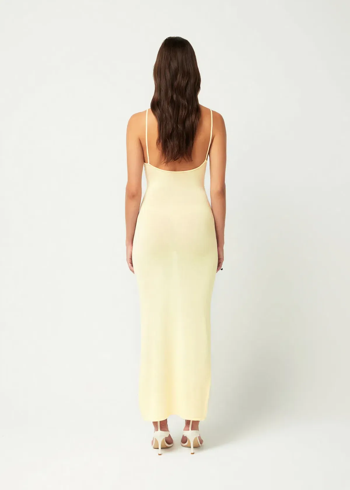 Maison Essentiele Knitted Maxi Dress White Size 8 - Image 3