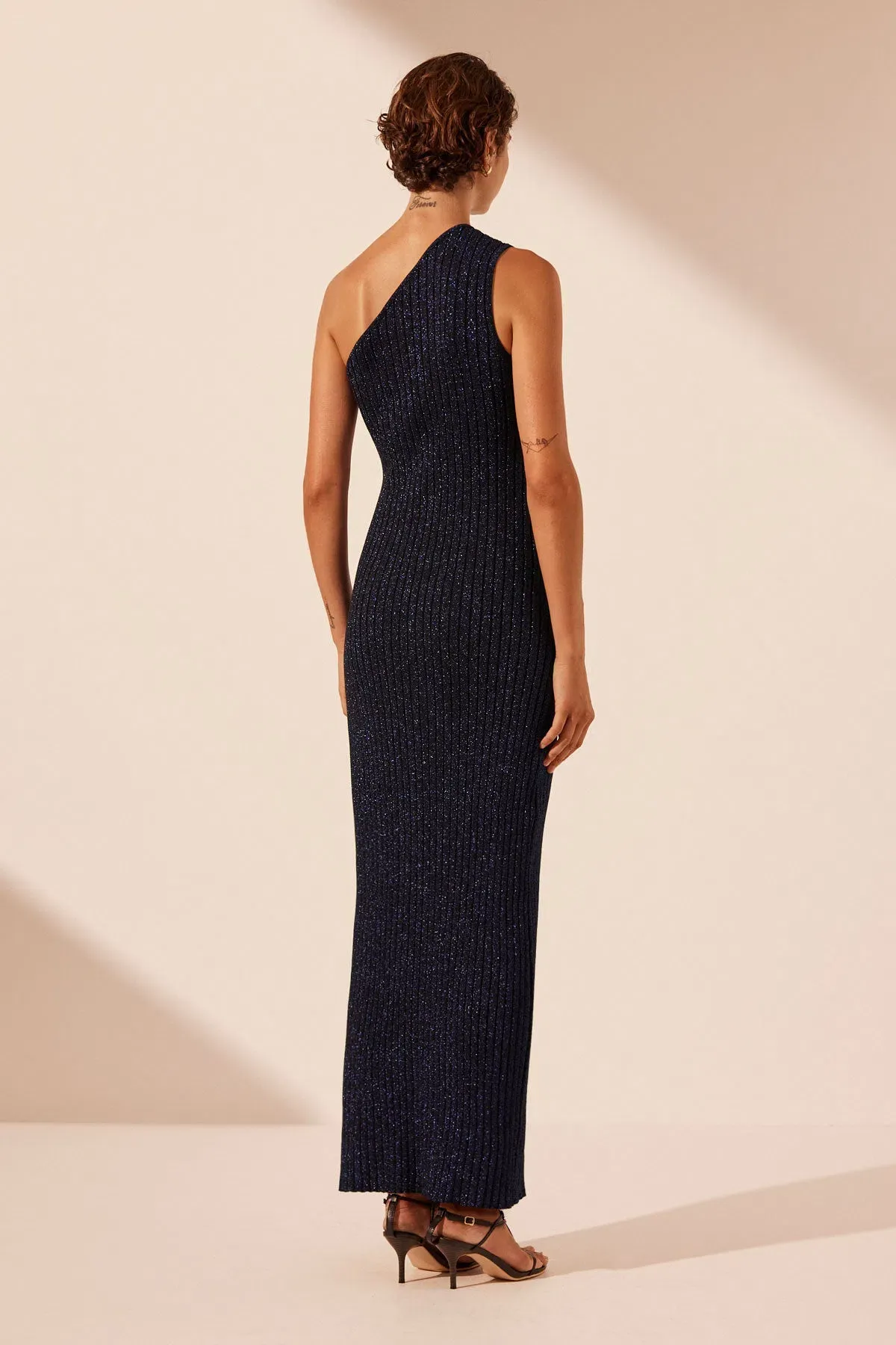Shona Joy Livia One Shoulder Maxi Dress Night Sky Size S / AU 8 - Image 2
