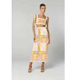 Winona Billie Crop and Skirt Set Print Size AU 10 for rent on The Volte - image 1