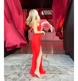 Amanda Uprichard Wolfe Gown Red Size XS / AU 6 for rent on The Volte - image 3