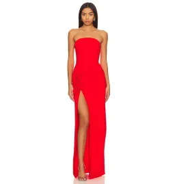Amanda Uprichard Wolfe Gown Red Size S / AU 8 for rent on The Volte - image 1