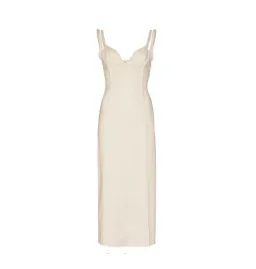 Jacquemus La Robe Valerie Dress Beige Size AU 6  for rent on The Volte - image 5