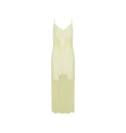 Camilla And Marc Filigree Midi Dress in Lemon Yellow Size AU 6 for rent on The Volte - image 5