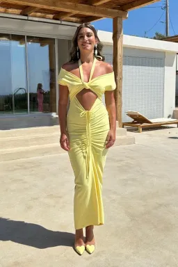Pfeiffer Ramos Dress Lemon Size XS / AU 6  for rent on The Volte - image 3