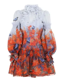 Zimmermann Botanica Mini Dress Wild Flower Size 1 / AU 10 for rent on The Volte - image 4