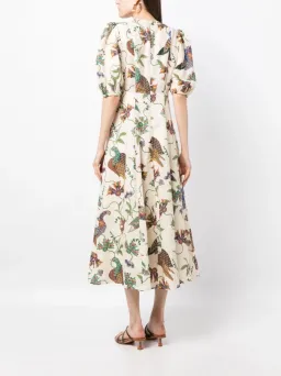 Alemais Birdie Midi Dress Print Size AU 10  for rent on The Volte - image 5