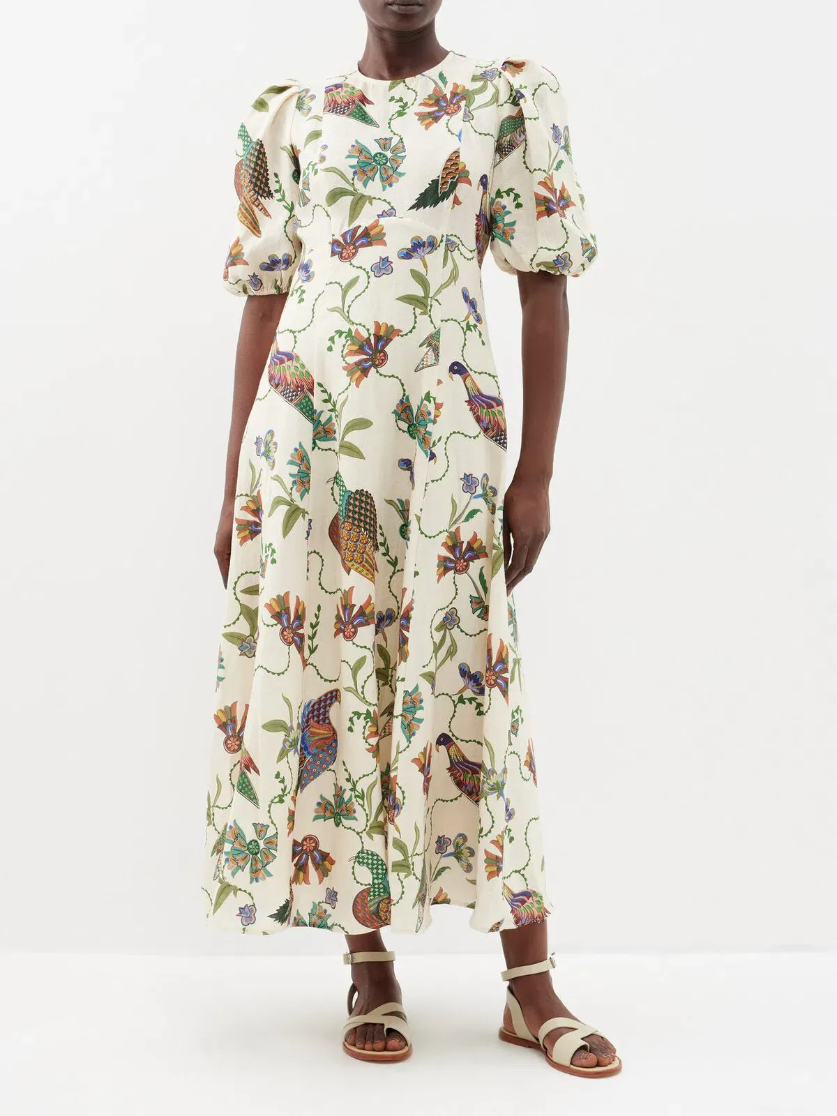 Alemais Birdie Midi Dress Print Size AU 10 - Image 1