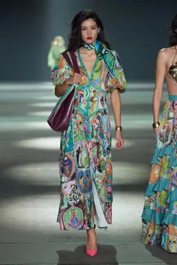 Alemais Evergreen Midi Dress Multi Size 8 AU for rent on The Volte - image 24