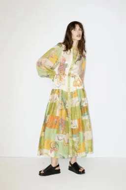 Alemais Jerome Silk Shirtdress Multi Size AU 10 for rent on The Volte - image 18