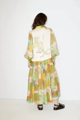 Alemais Jerome Silk Shirtdress Multi Size AU 10 for rent on The Volte - image 19