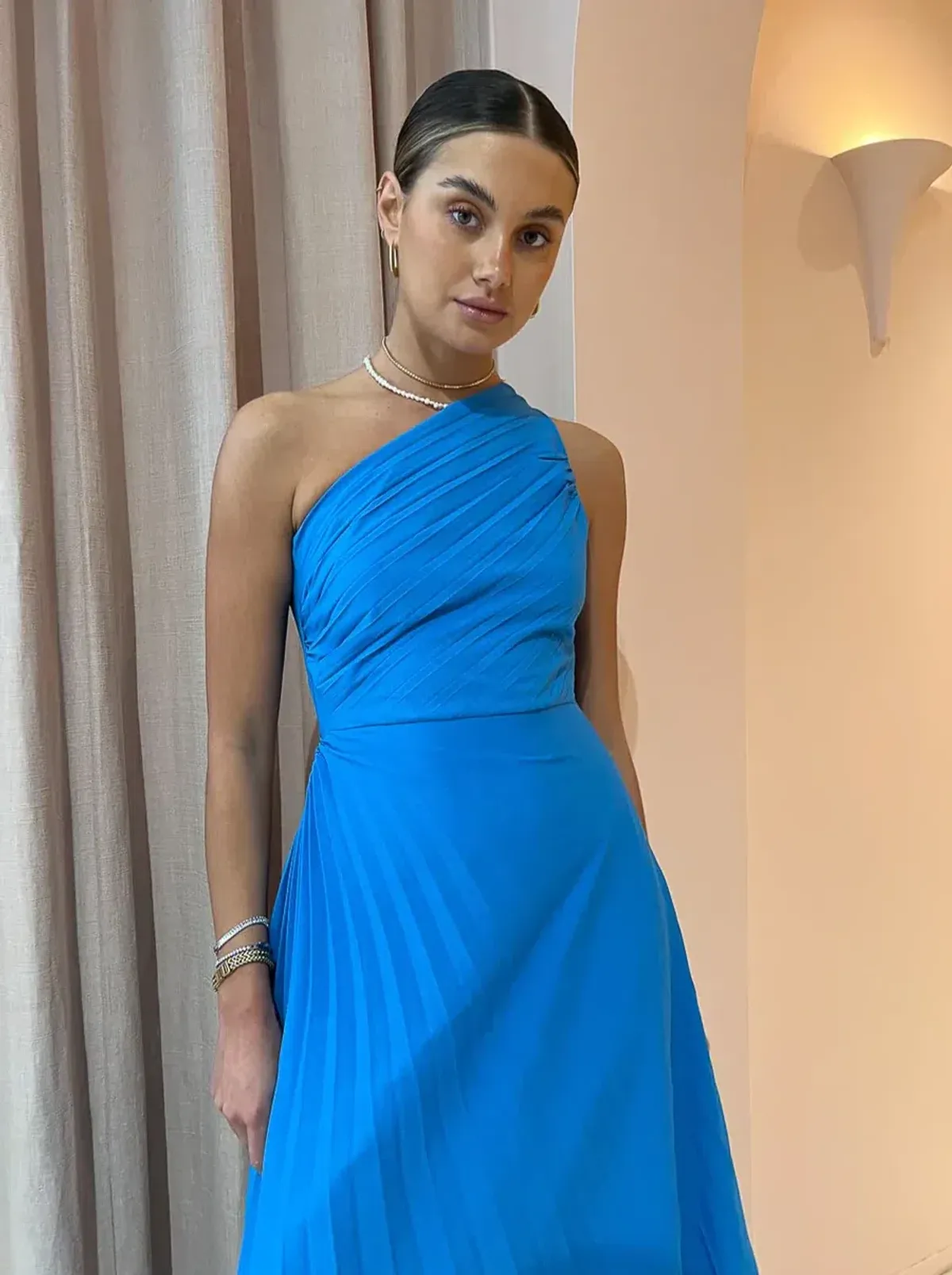 Sonya Moda Azalea Gown Blue Size 6 - Image 5