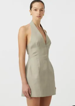 Camilla and Marc Pompidou Mini Dress Light Brown Size 10 for rent on The Volte - image 5