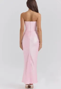 House of CB Persephone Strapless Corset Dress Rose Shadow Size XS / AU 6 for rent on The Volte - image 10