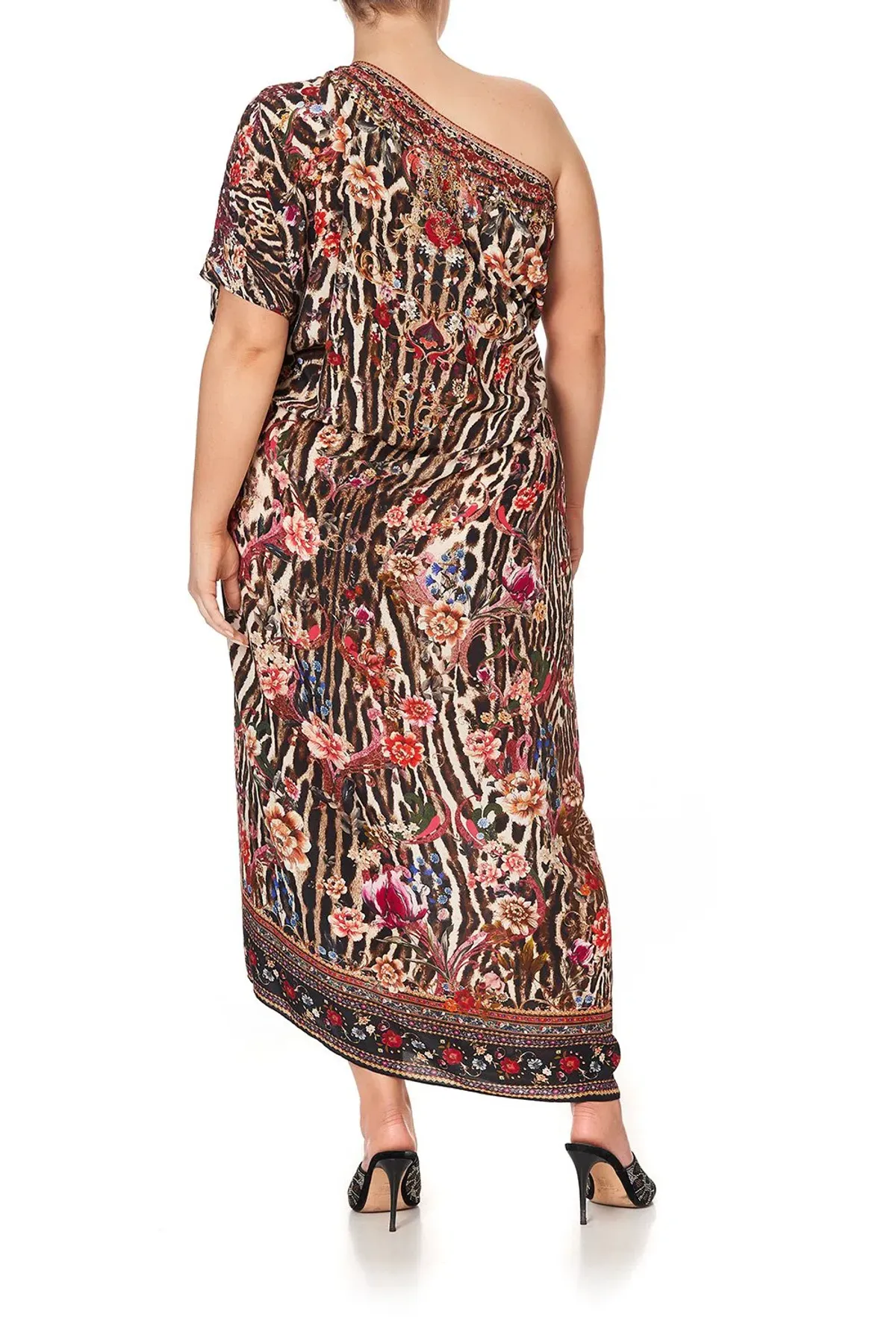 Camilla Liv A Little Silk Round Neck Kaftan Print One Size - Image 6