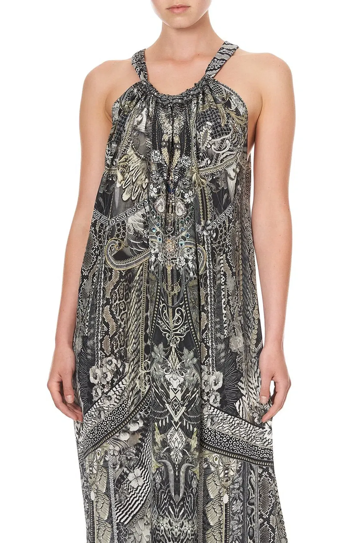 Camilla Drawstring Dress in One Tribe One Size - Image 4