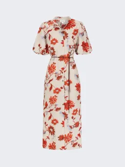 Roame Berkley Dress Cactus Bloom Sand Print Size 4 / AU 14 for rent on The Volte - image 4