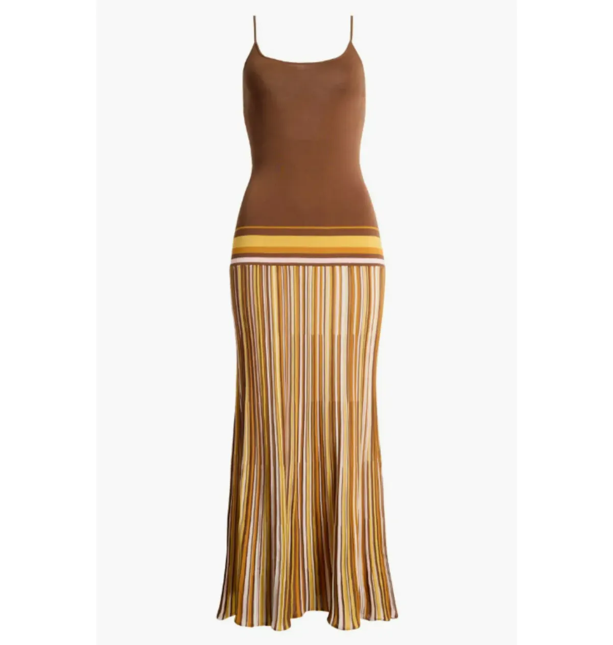 Bec & Bridge Citara Knit Maxi Dress Cocoa Size AU 8 - Image 4