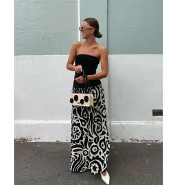 The Wolf Gang Alyss Maxi Dress Print Size AU 12  for rent on The Volte - image 4