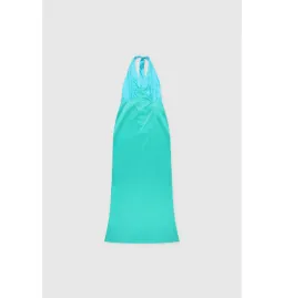 The Wolf Gang Oahu Slip Dress In Aquamarine Size AU 10 for rent on The Volte - image 5