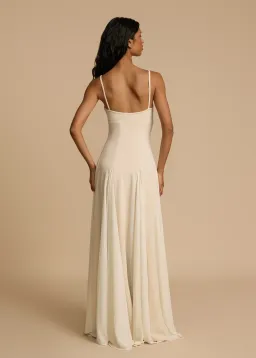 Arcina Ori  Paloma Dress in Stone Size 8  for rent on The Volte - image 3
