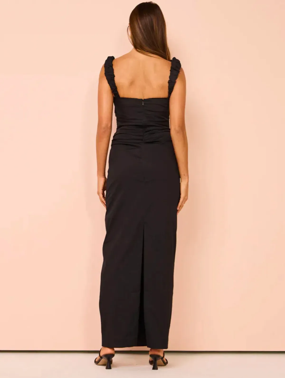 Sir the Label Azul Balconette Gown Black Size 12 - Image 5