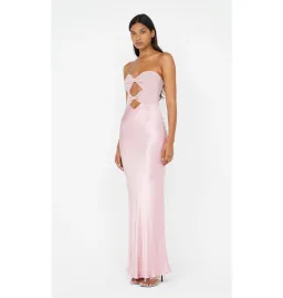 Bec & Bridge Halle Strapless Dress in Dusty Pink Size AU 6 for rent on The Volte - image 2