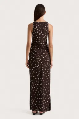Faithfull the Brand Silya Dress Clover Brown Size 8 for rent on The Volte - image 3