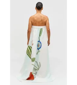 Oroton Grand Floral Gown Print Size 10  for rent on The Volte - image 3
