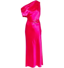 Acler Ellison Off Shoulder Dress Fuchsia Pink Size AU 10 for rent on The Volte - image 5