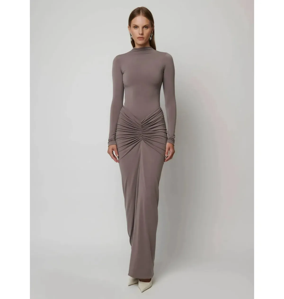 Effie Kats Tia Set Nutmeg Grey Size AU 8 - Image 1