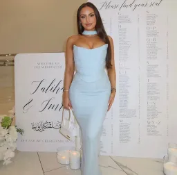 House Of CB Cassidy Fluted Maxi Dress Set Baby Blue Size AU 8 for rent on The Volte - image 3