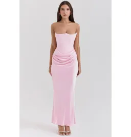 House of CB Persephone Corset Dress Rose Shadow Size AU 6 for rent on The Volte - image 1