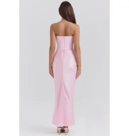 House Of CB Persephone Corset Dress In Rose Shadow Size AU 8  for rent on The Volte - image 3