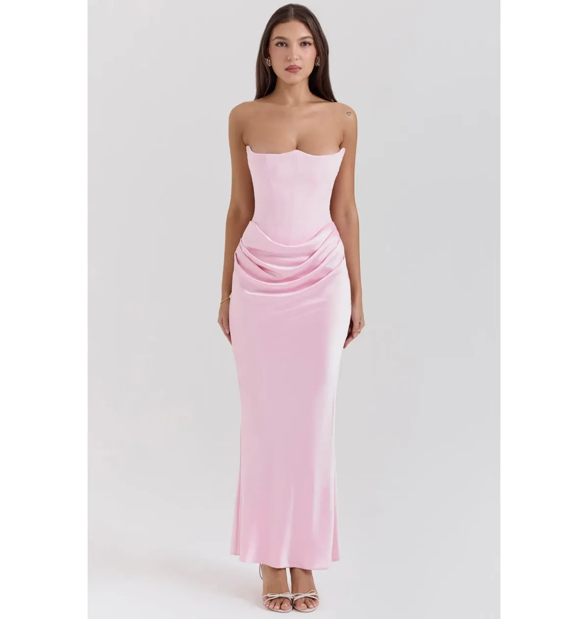 House of CB Persephone Corset Dress Rose Shadow Size AU 12 - Image 1