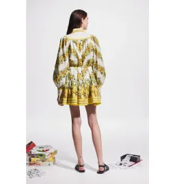 Alemais Gisela Mini Dress Print Size AU 10 for rent on The Volte - image 3