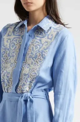 Alemais Arion Mini Dress Cornflower Blue Size AU 10  for rent on The Volte - image 15
