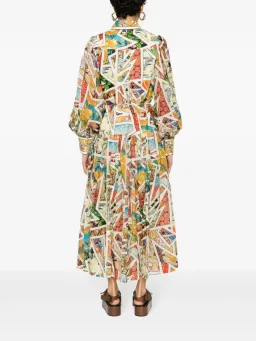 Alemais Star Man Midi Shirtdress Multi Size 10 AU for rent on The Volte - image 10