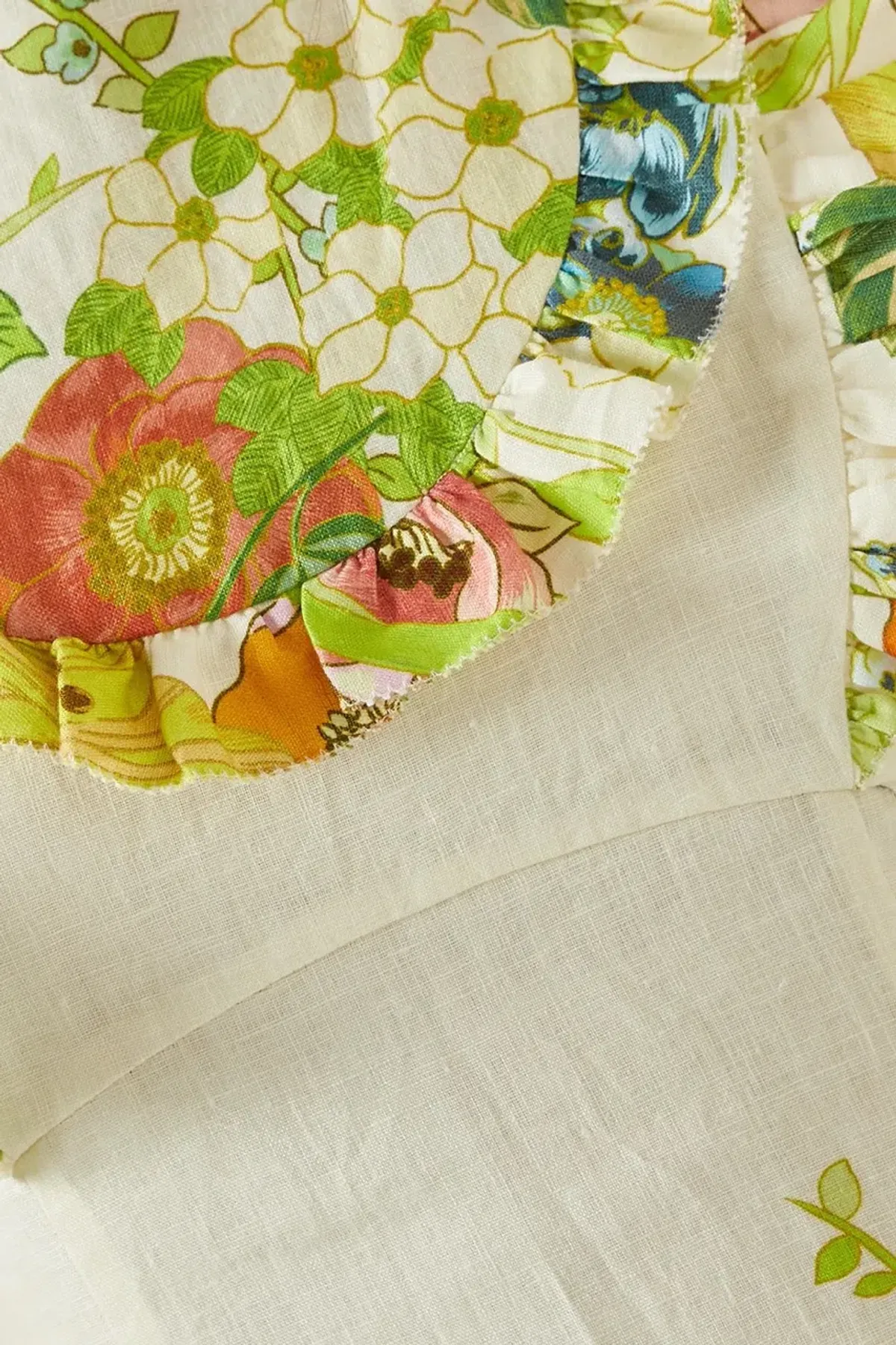 Alemais Constance Midi Ruffle Dress Floral Size 8 AU - Image 8