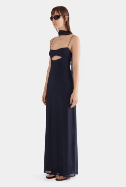 Venroy Silk Scarf Dress Ink Size S / AU 8 for rent on The Volte - image 2