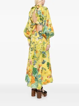 Alemais Cresida Cut Out Midi Dress Multi Size 10 for rent on The Volte - image 10