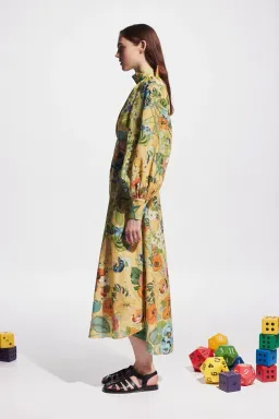 Alemais Cresida Cut Out Midi Dress Multi Size 10 for rent on The Volte - image 15