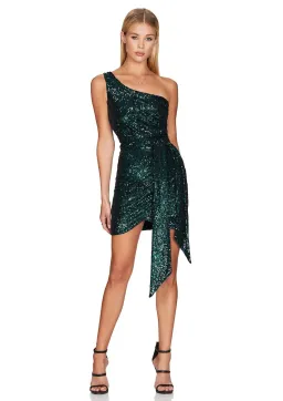 Nookie Palazzo Mini Dress Green Size L / AU 12 for rent on The Volte - image 1