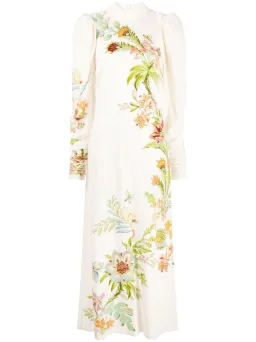 Alemais Ira Gown Print Size 12 for rent on The Volte - image 2