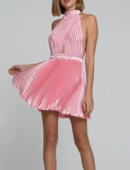 L'idee Renaissance Mini Dress Pink Size 10 for rent on The Volte - image 2