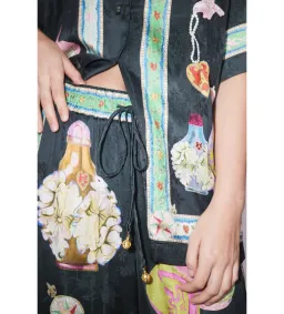 Alemais Royal Shirt and Pant Size 14 Set Print  for rent on The Volte - image 2